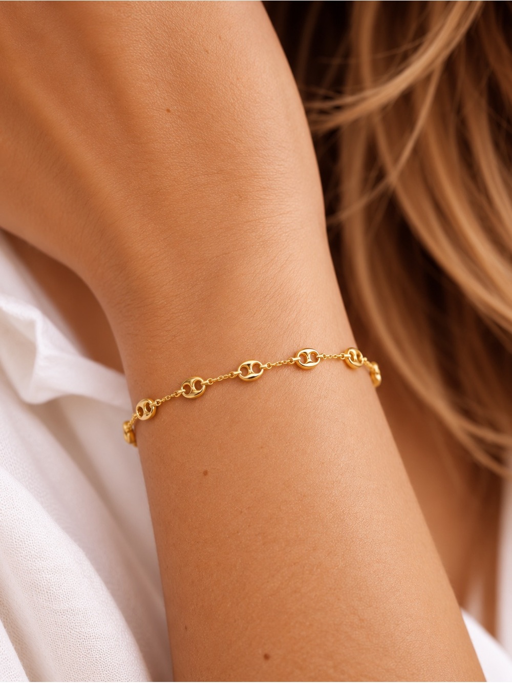 Delicate Gold filled  Link Bracelet for Women